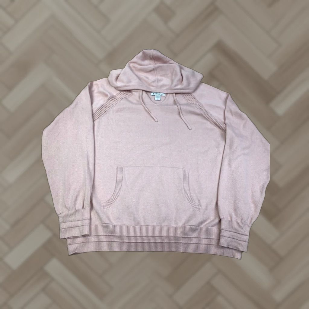Athleta Athleta Hoodie Womens XL Light Pink Pullover Drawstring 10527 Size XL / US 12-14 / IT 48-50 - 1 Thumbnail