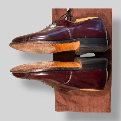 Johnston & Murphy Johnston & Murphy Men’s Aristocrat Cap Toe Color Burgundy s Size US 9 / EU 42 - 10 Thumbnail