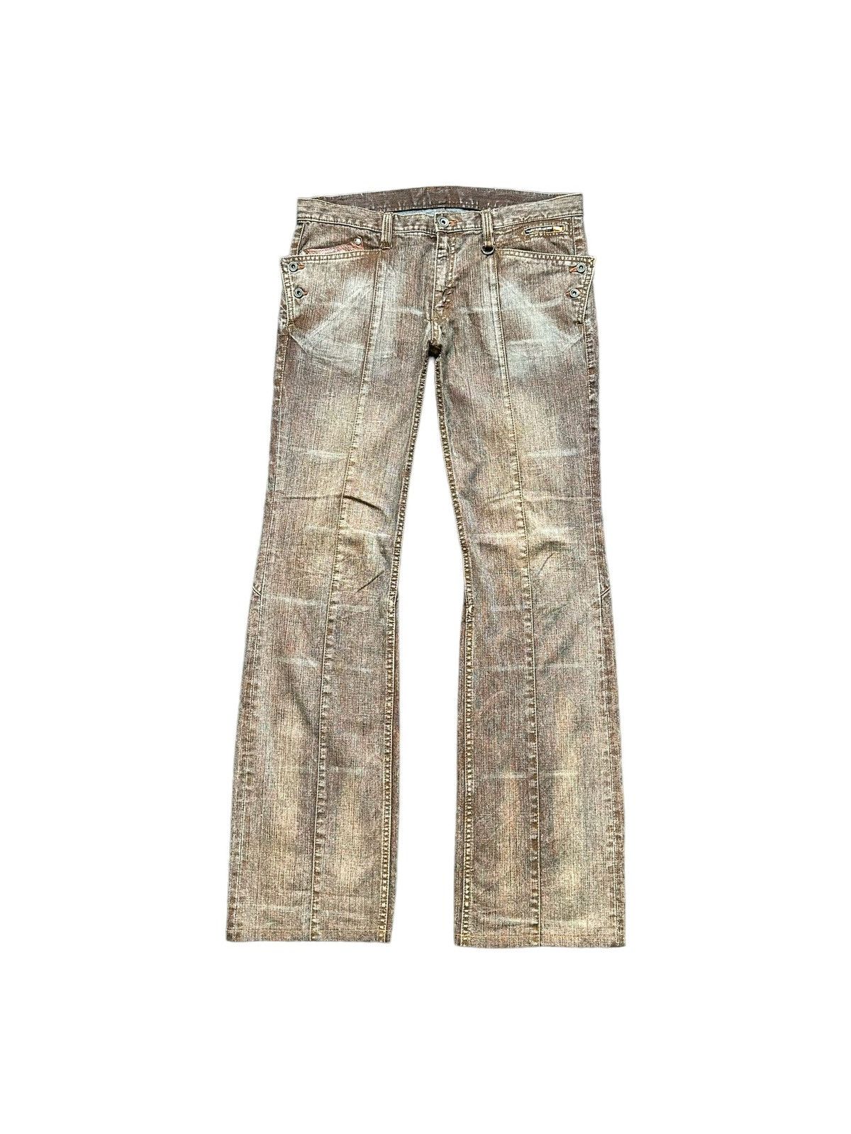 image of If Six Was Nine x Le Grande Bleu L G B Archive Nicole Club J-Rock Revolutionaries Denim in Red Mix 