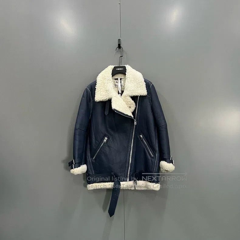 Acne Studios Acne Studios Bomber Jacket with Asymmetrical Zip Size XS / US 0-2 / IT 36-38 - 1 Thumbnail