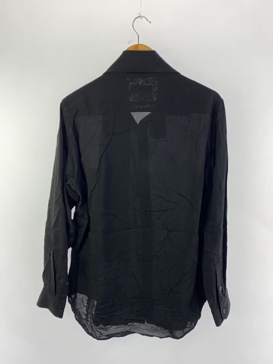 Yohji Yamamoto yohji yamamoto POUR HOMMEBLK/plain long sleeve shirt Size US M / EU 48-50 / 2 - 2 Thumbnail