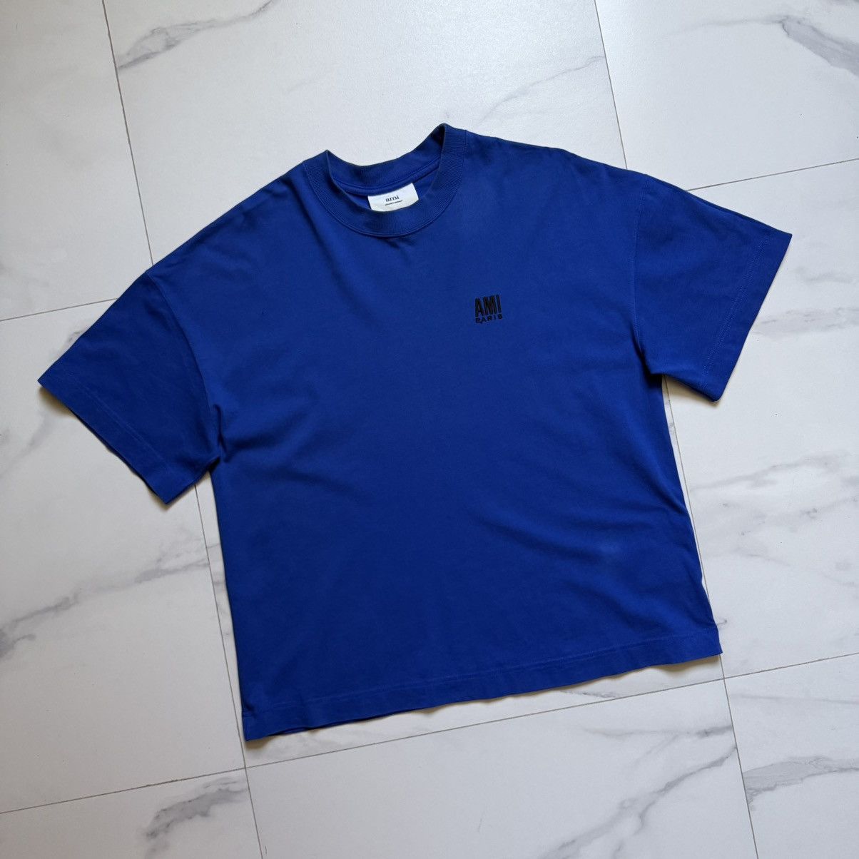 AMI AMI Paris Embroidered Logo Oversized Tee Size US S / EU 44-46 / 1 - 3 Thumbnail