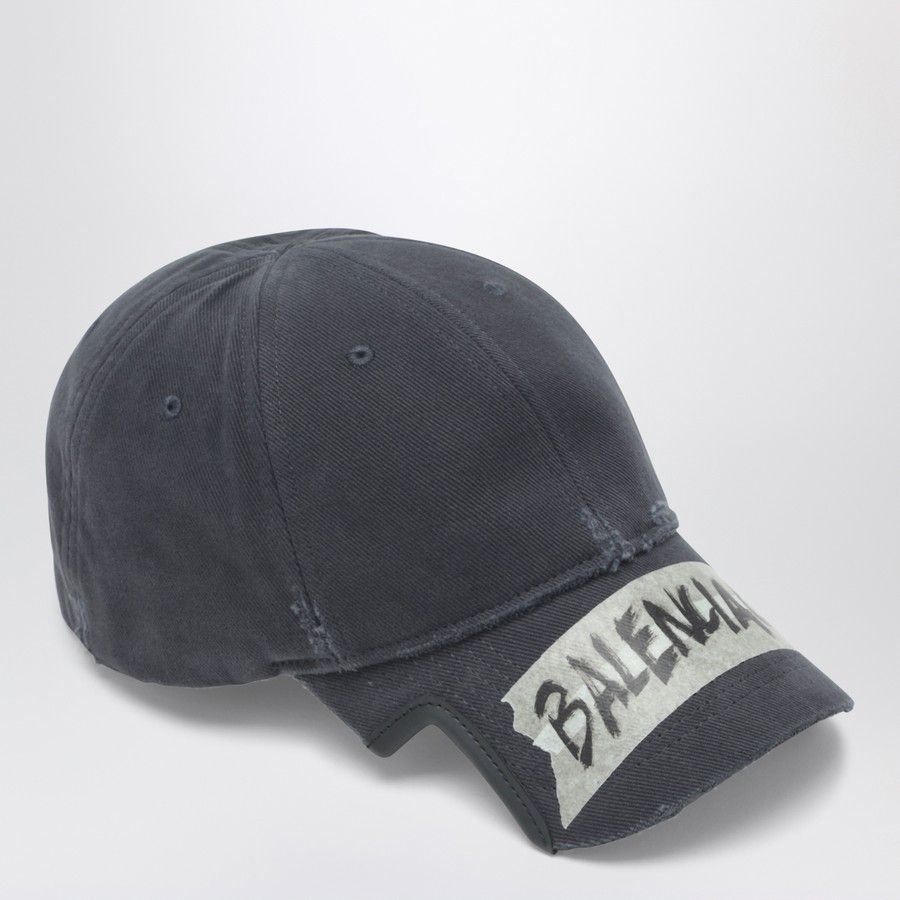 Balenciaga o1d2blof0226 Size: L / Masking Tape Cap / Hat in Black Size ONE SIZE - 2 Thumbnail