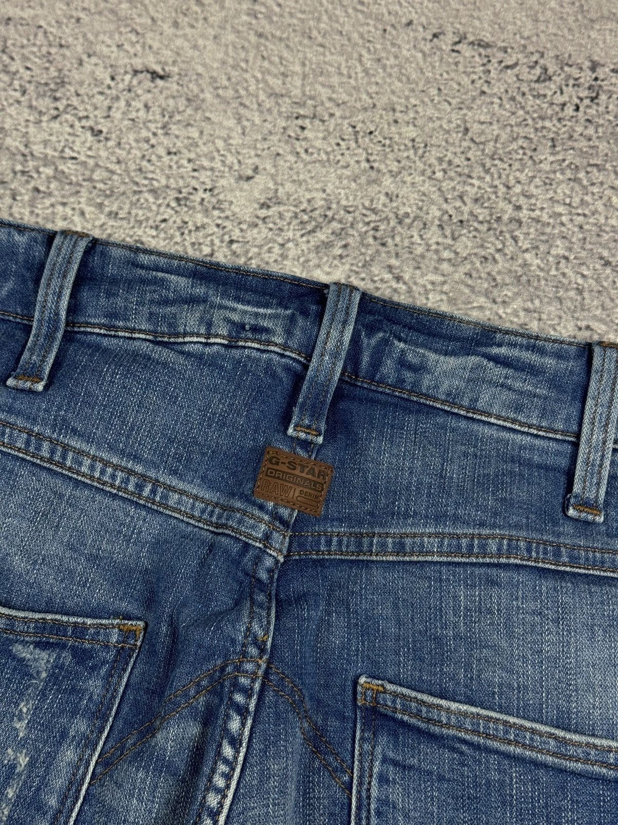G-Star G STAR RAW 5620 3D Slim Blue Jeans Size US 32 / EU 48 - 12 Thumbnail