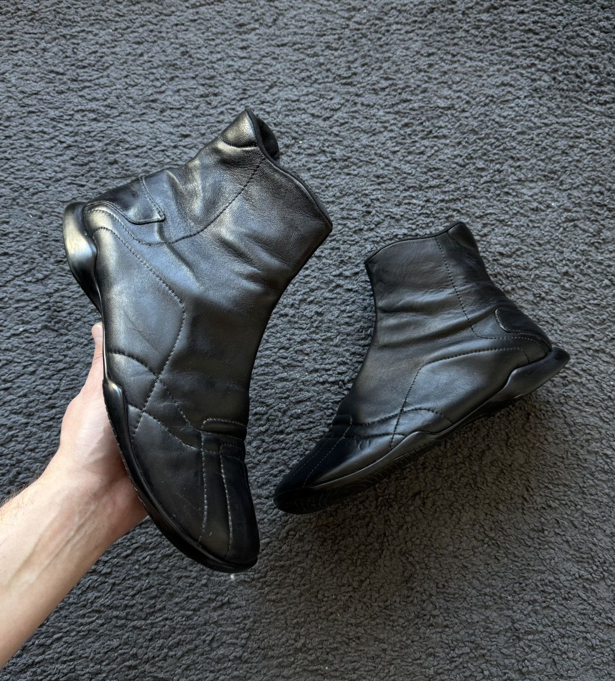 Prada Prada - AW99 Linea Rossa Ankle Boots Size US 8.5 / EU 41-42 - 1 Thumbnail