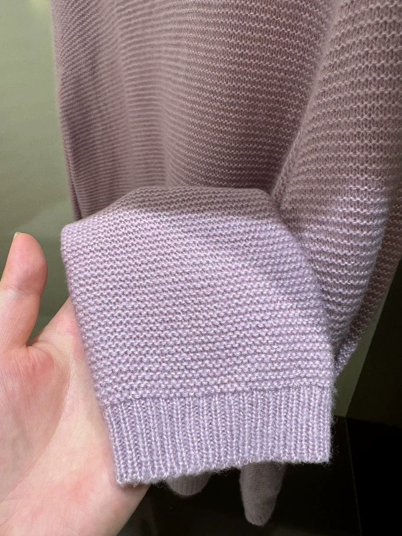 Loro Piana LORO PIANA Pink side buttoned cashmere sweater Size M / US 6-8 / IT 42-44 - 4 Thumbnail
