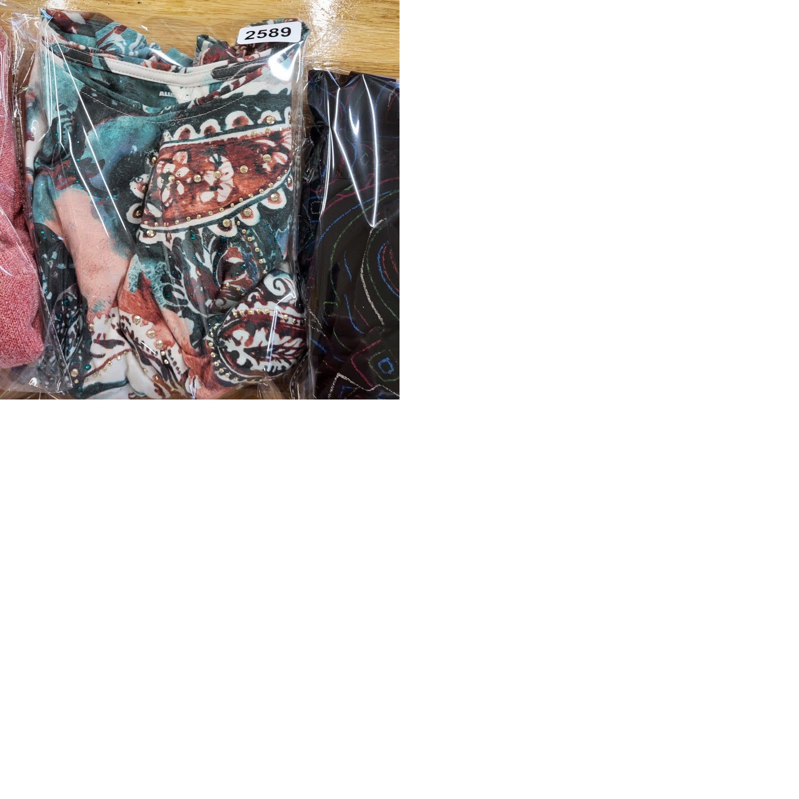 Vintage Allison Daley Blouse Petite PM Turquoise Pink Paisley Asymmetric Hem 3/4 Sleeve Size M / US 6-8 / IT 42-44 - 9 Thumbnail