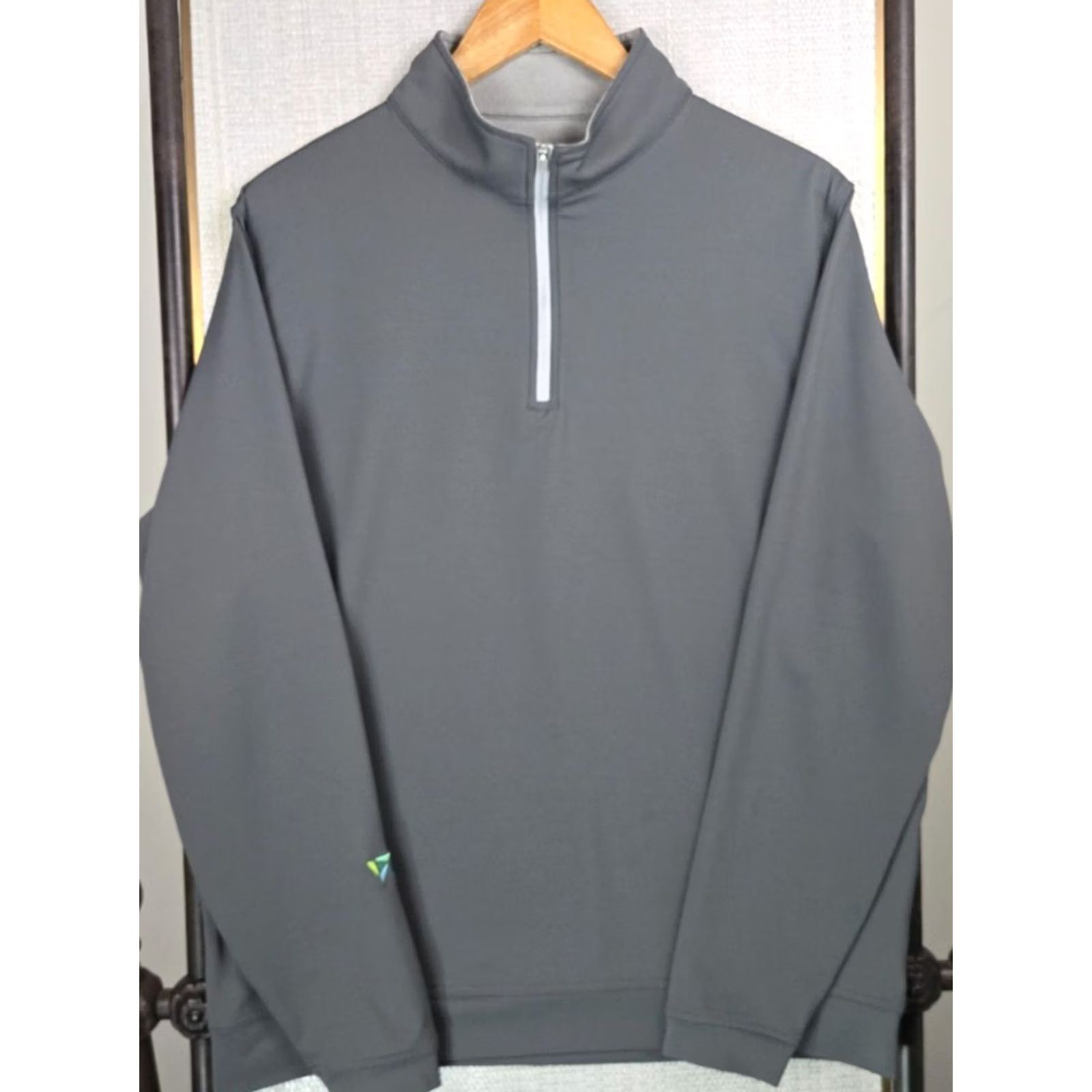Peter Millar Peter Millar Crown Sport Perth Men's Golf/Casual 1/4 Zip Pullover Grey Gray L Large Shirt Size US L / EU 52-54 / 3 - 2 Thumbnail