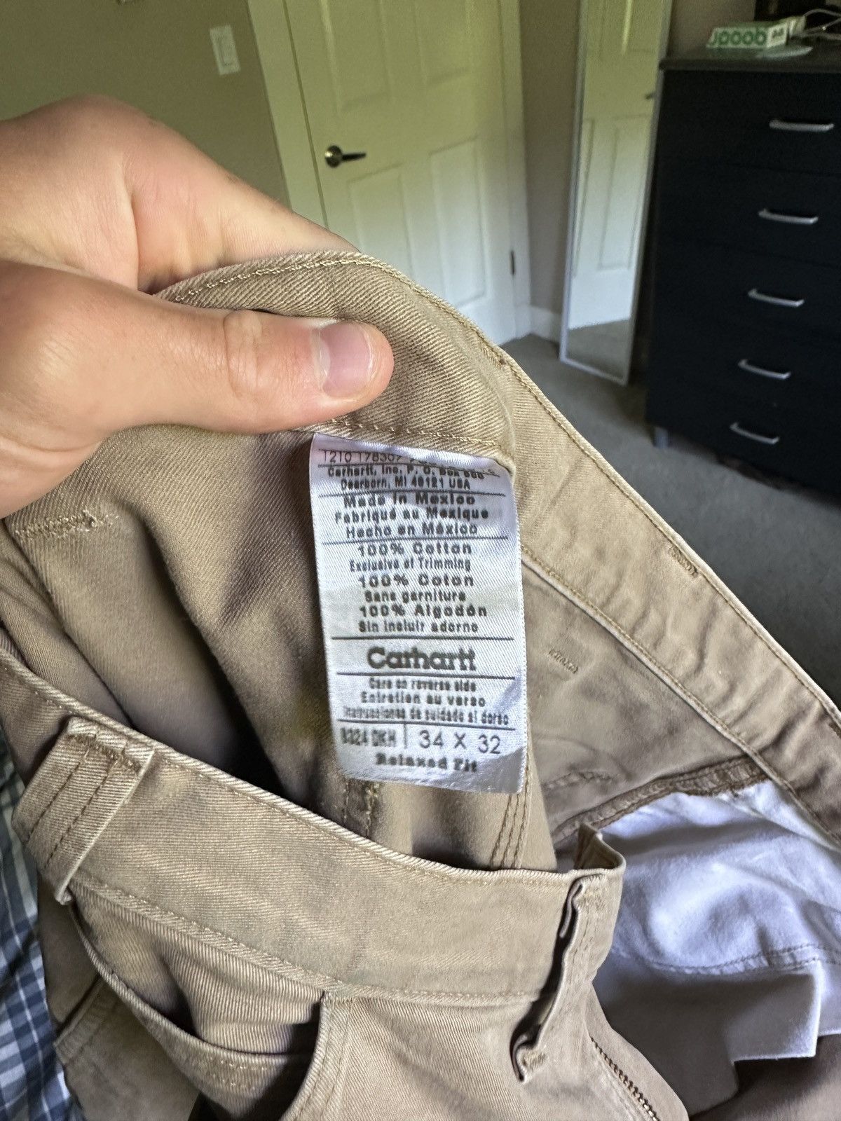 Carhartt Vintage Carharrt Khaki workwear Pants Size US 34 / EU 50 - 4 Thumbnail
