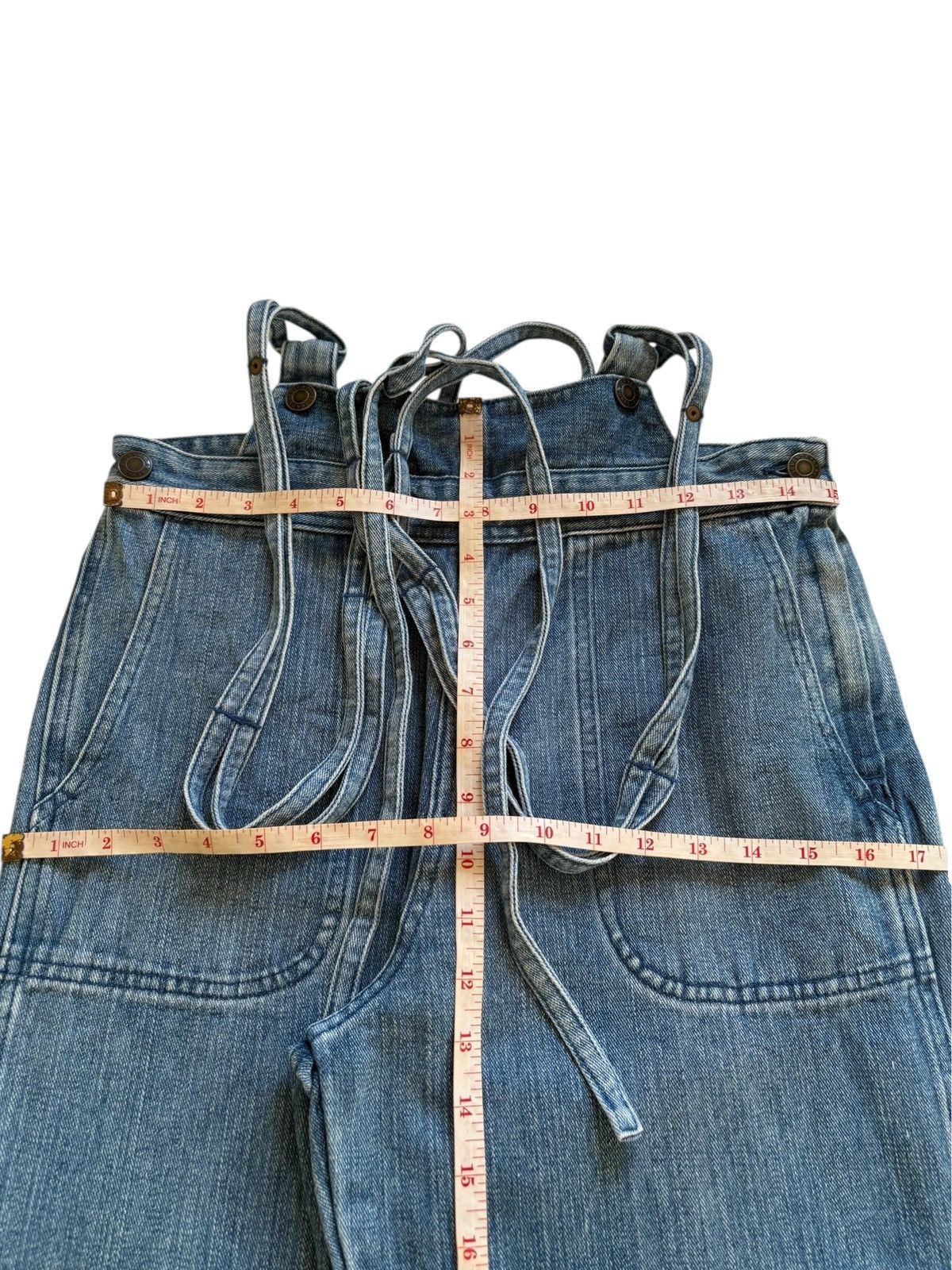 Japanese Brand SALES🔥Vintage Japanese Brand Blue Wash Suspender Baggy Jean Size US 30 / EU 46 - 13 Thumbnail