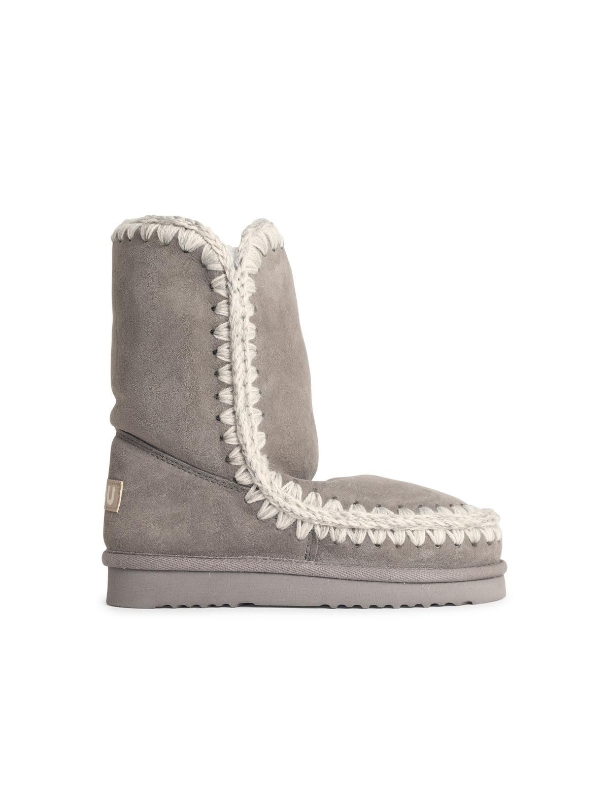 Mou MOU 'Eskimo 24' Grey Suede Ankle Boots Size US 7 / IT 37 - 1 Thumbnail