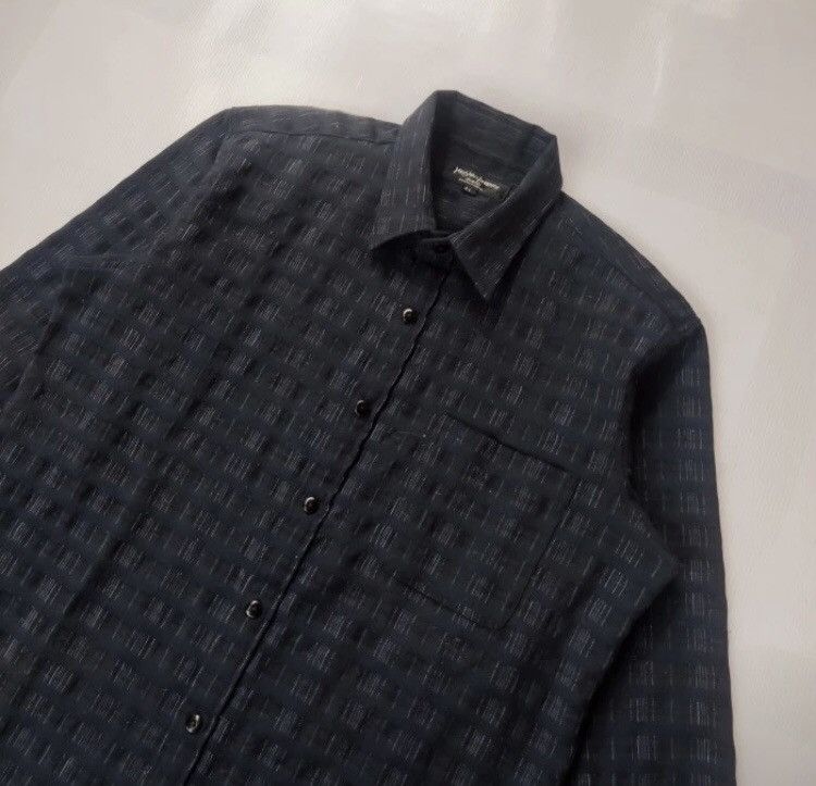 Vintage × Yves Saint Laurent Yves Saint Laurent Chemises Long Shirt Size US L / EU 52-54 / 3 - 3 Thumbnail
