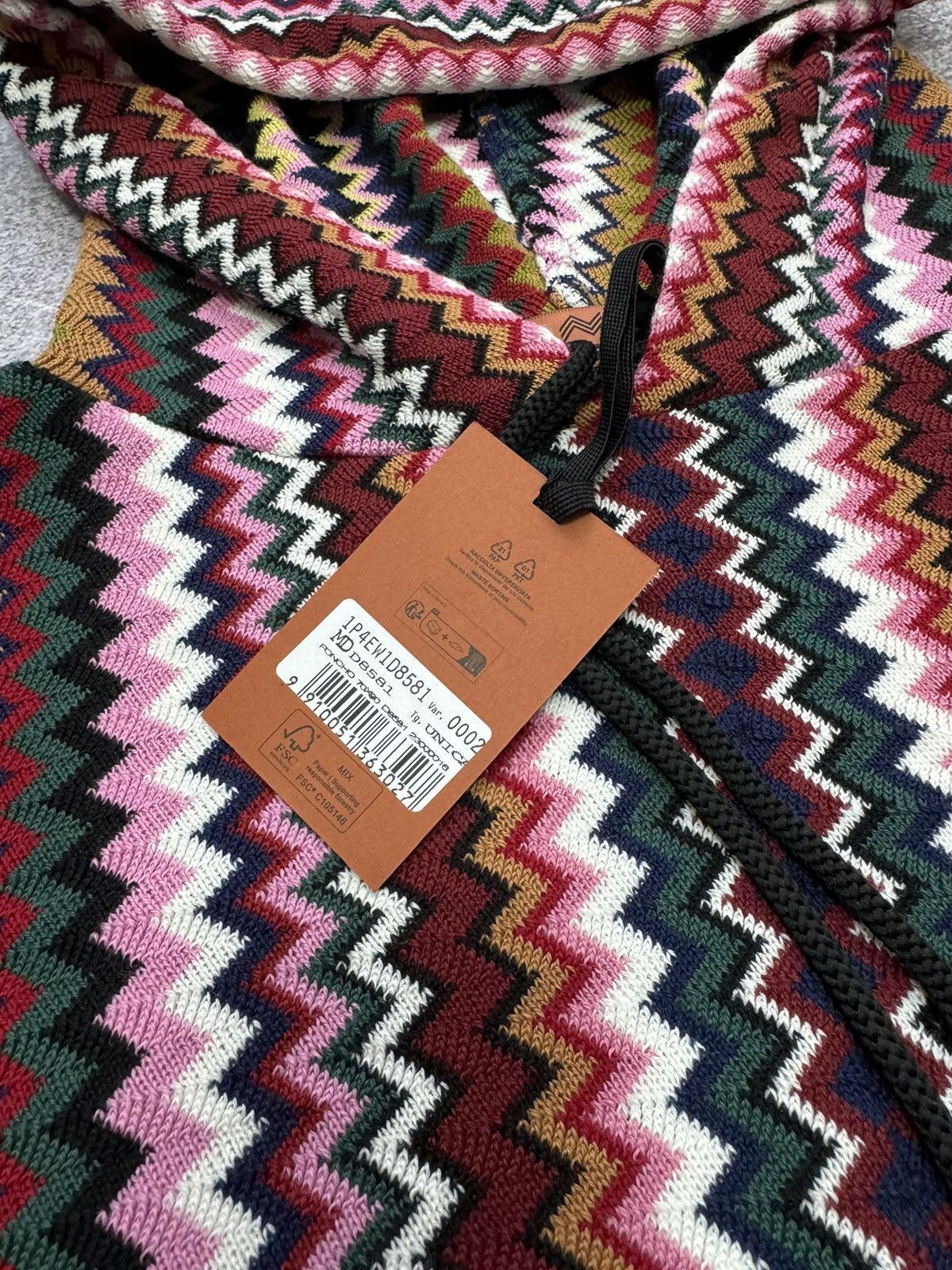 Missoni Missoni Poncho One Size Zigzag-Woven Knitted Cape NEW Size ONE SIZE - 3 Thumbnail