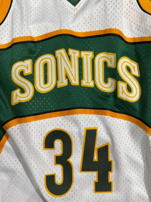 NBA 34 Ray Allen Jersey Seattle SuperSonics Jersey Size US M / EU 48-50 / 2 - 3 Thumbnail