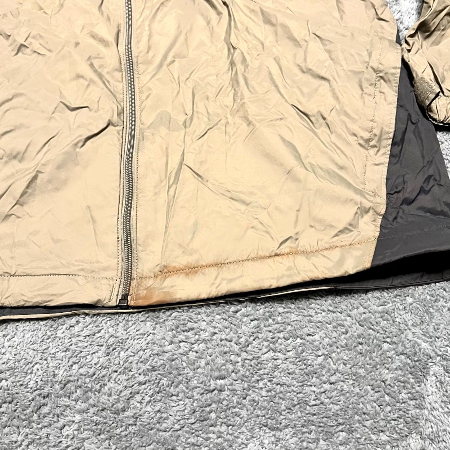 Rains Columbia Jacket Mens XL Nylon Rain Coat Tan Brown Windbreaker Jacket Mens XL Brown Nylon Coat Size US XL / EU 56 / 4 - 2 Thumbnail