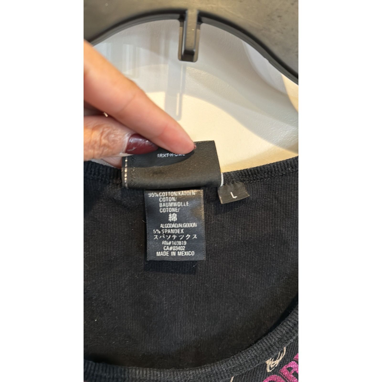 Harley Davidson Harley Davidson Women’s Tank Top Black Pink Rhinestones sz L Size L / US 10 / IT 46 - 5 Thumbnail