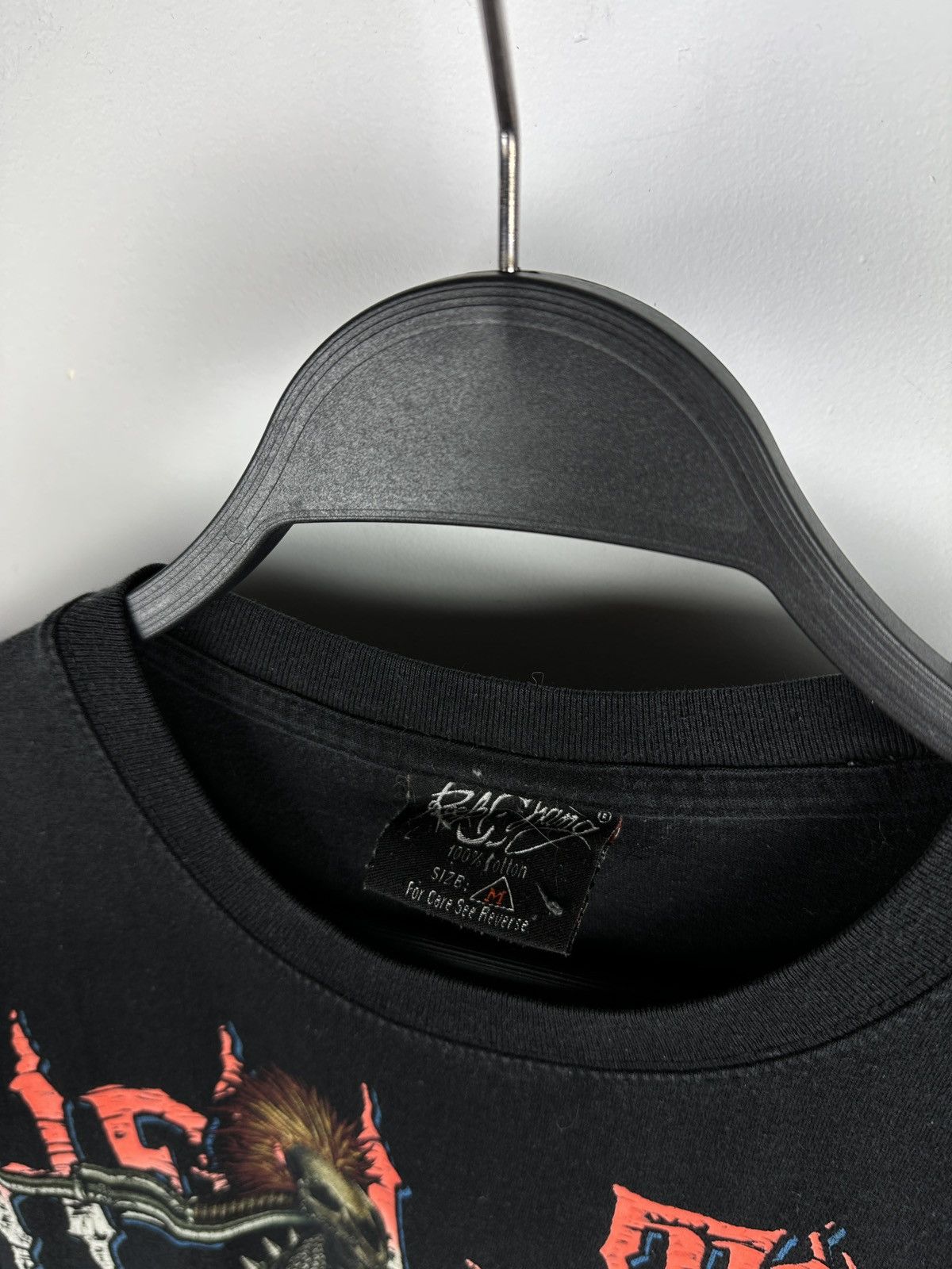Vintage Vintage Y2K Skull Biker T-shirt Size US M / EU 48-50 / 2 - 7 Thumbnail