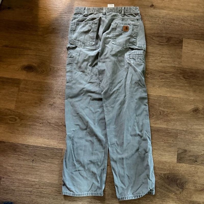 Carhartt Loose Fit Grey Carhartt Carpenter Pants Size US 32 / EU 48 - 5 Thumbnail