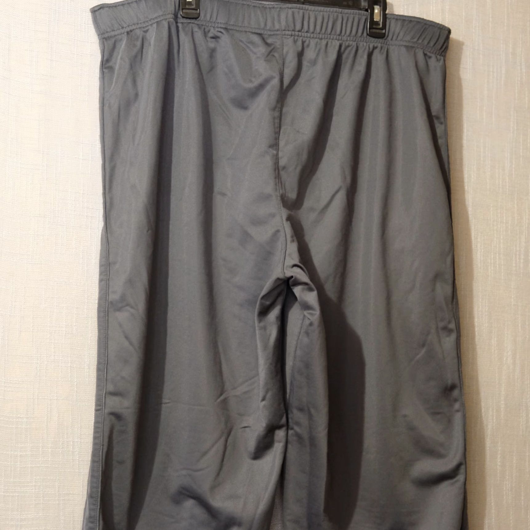 Starter EUC Starter Track Pants 100% Polyester Lined Grey Men's 2XL (44-46) #H96-109 Size US 39 - 7 Thumbnail