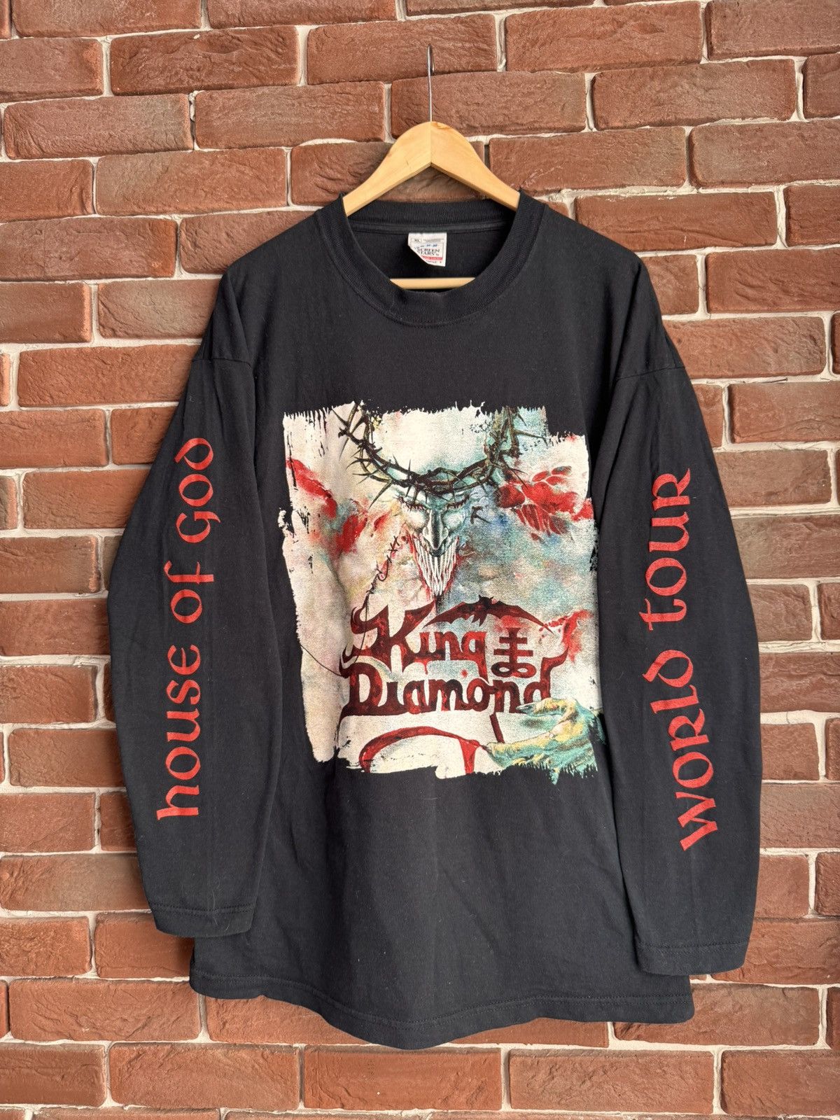 Band Tees Rare Vintage 2001 00s King Diamond Heavy Metal Band Tee XL Size US XL / EU 56 / 4 - 1 Thumbnail