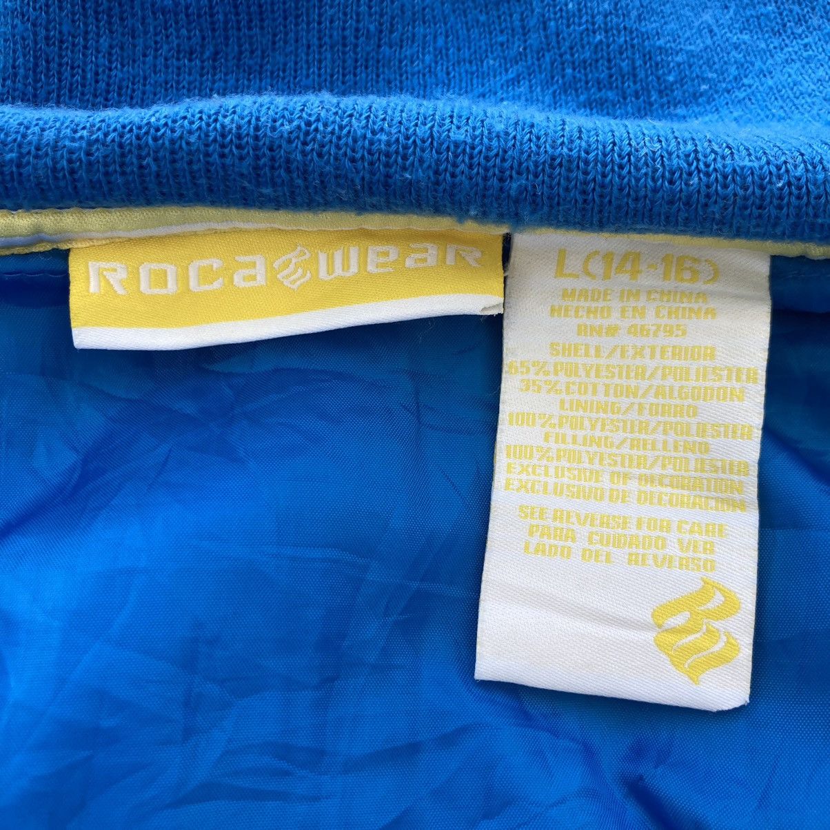 Rocawear VINTAGE Y2K ROCA WEAR COTTON JACKET Size US L / EU 52-54 / 3 - 7 Thumbnail