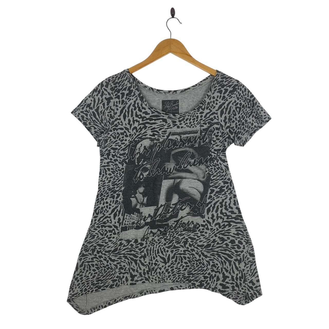 Other SKY BOMBER PUNK Leopard Pattern Fotofolio Tee Shirt Top Size L / US 10 / IT 46 - 1 Thumbnail
