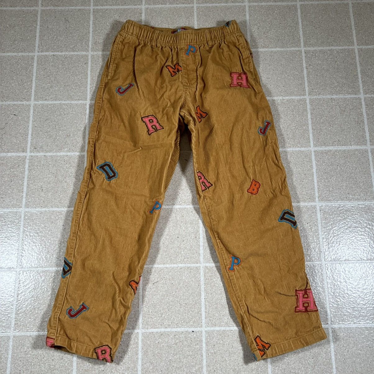 Urban Outfitters Urban Outfitters Embroidered Letter Corduroy Beach Pant Sm Size US 26 / EU 42 - 1 Thumbnail