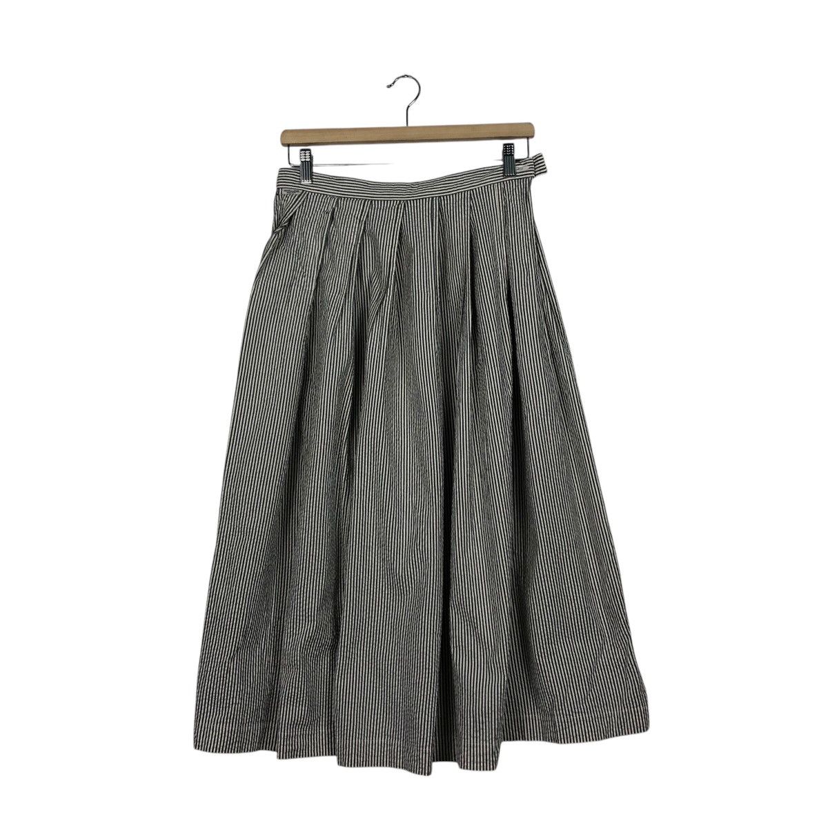 Issey Miyake 📌Vintage Hickory Chore Worker Skirt Mademoiselle Non Non Size 28" / US 6 / IT 42 - 2 Thumbnail