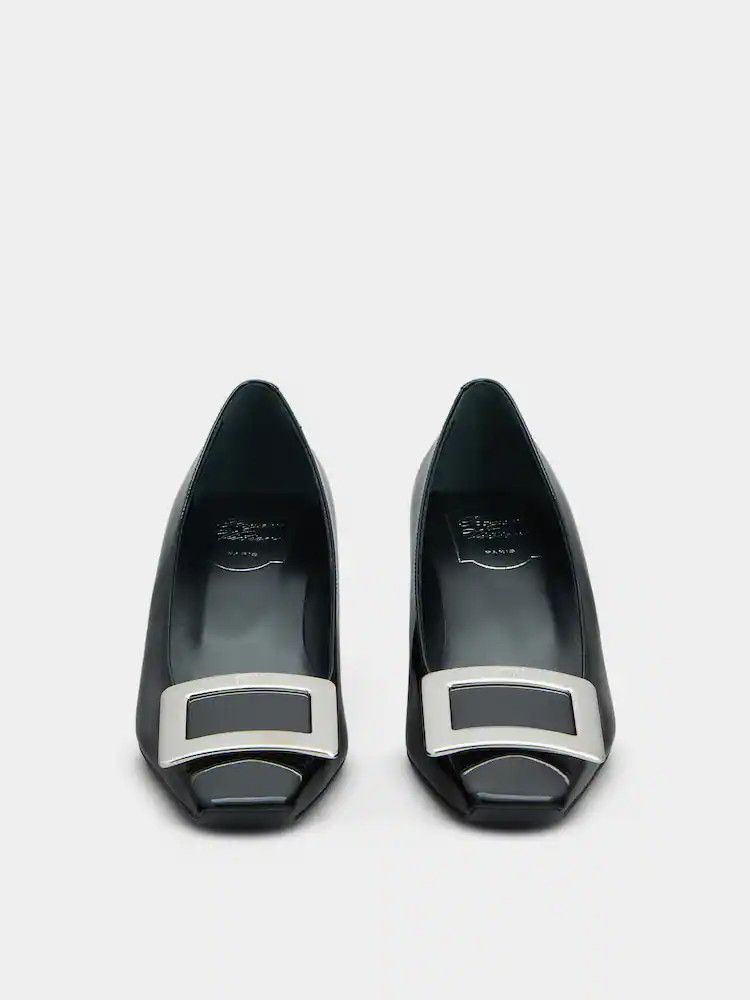 Roger Vivier o1s22i1n0824 Belle Viver 45 Pumps in Black Size US 9 / IT 39 - 4 Thumbnail