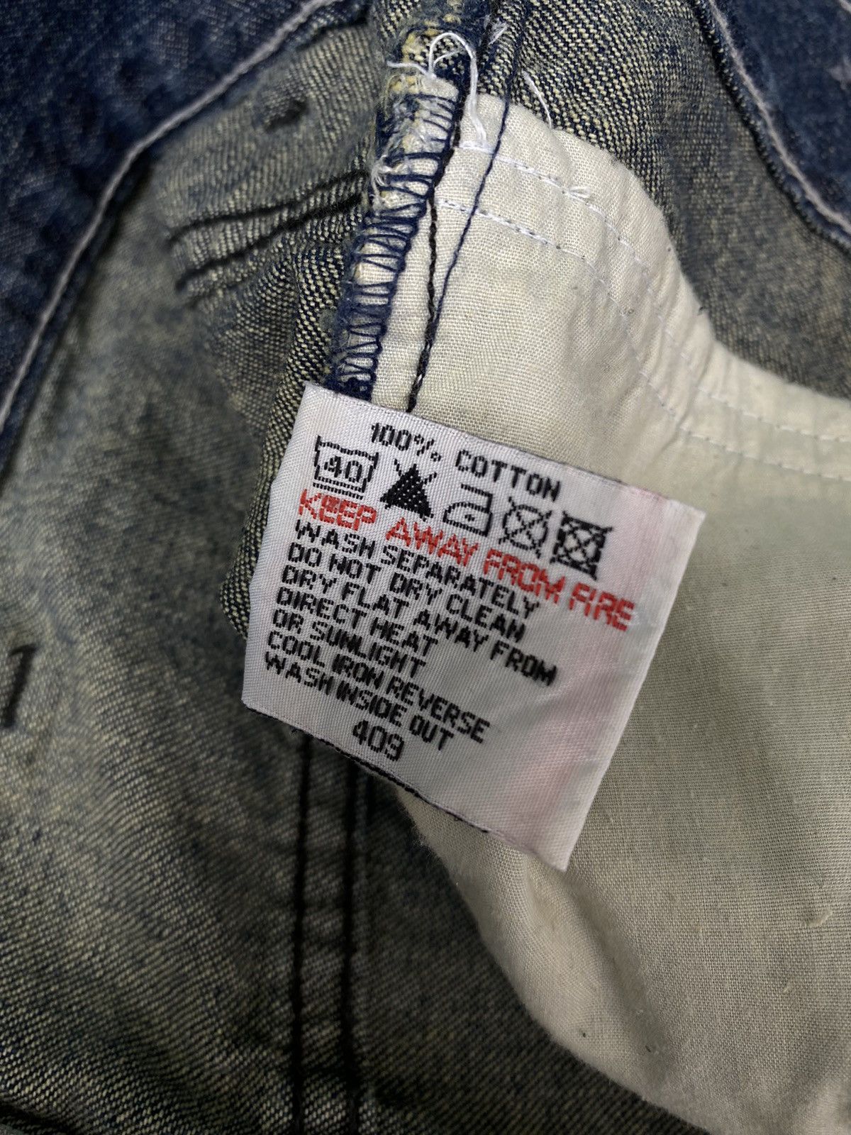 Kangol × Vintage Vintage Kangol baggy Y2K Denim Pants Size US 36 / EU 52 - 8 Thumbnail