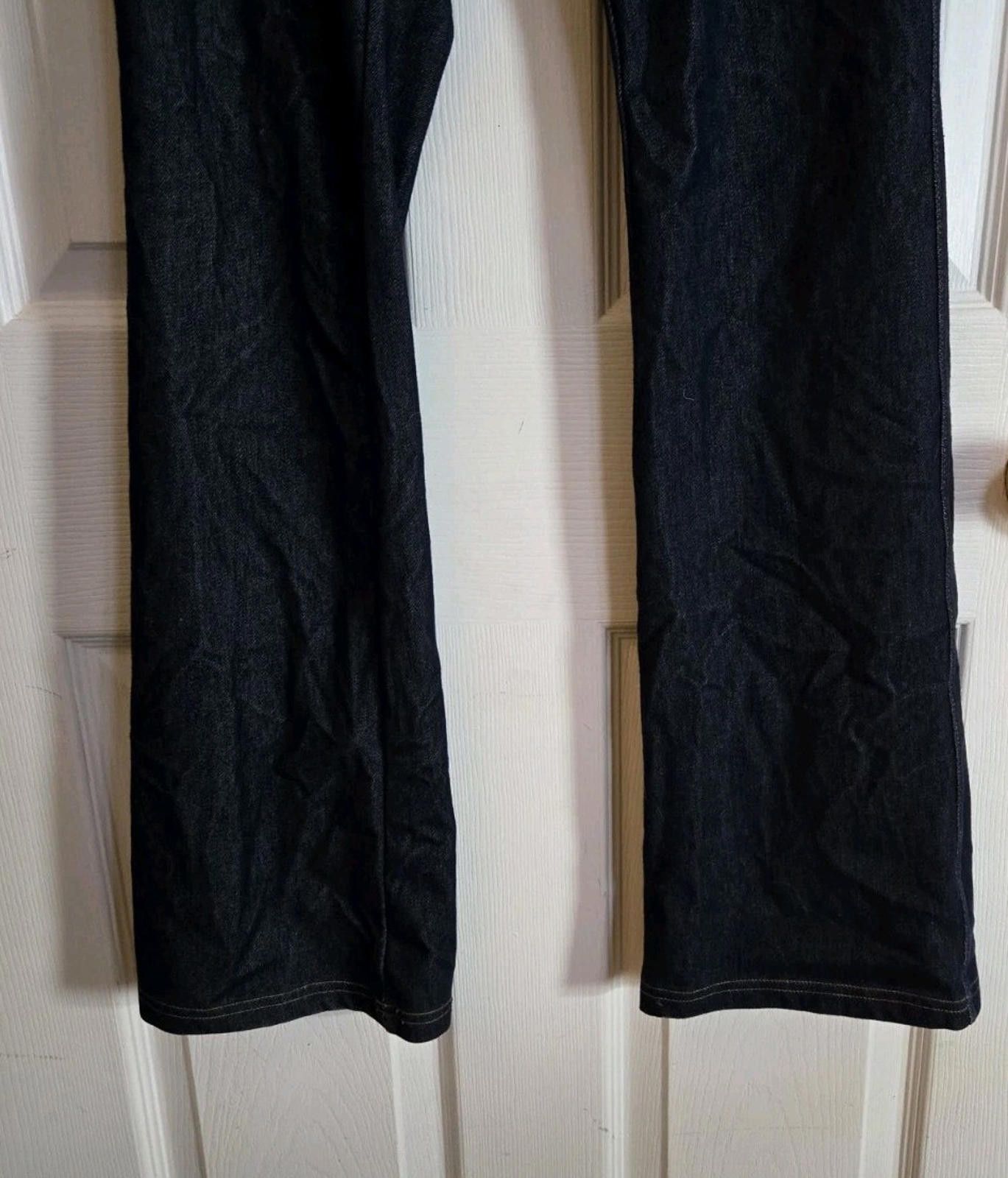 Other Vera Wang "Jeans" Flared Jeggings Womens Medium Elastic Wais Size 32" / US 10 / IT 46 - 6 Thumbnail
