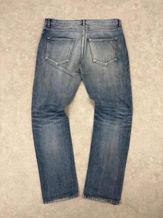 Saint Laurent Paris SS2017 Saint Laurent Blue Slim Denim Jeans Size US 33 - 6 Thumbnail