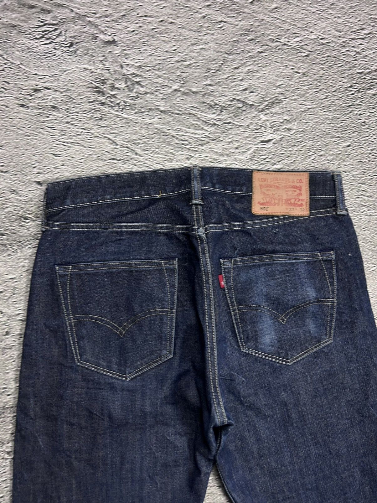 Levi's × Vintage Levi’s 501 vintage navy blue jeans denim pants Size US 33 - 2 Thumbnail