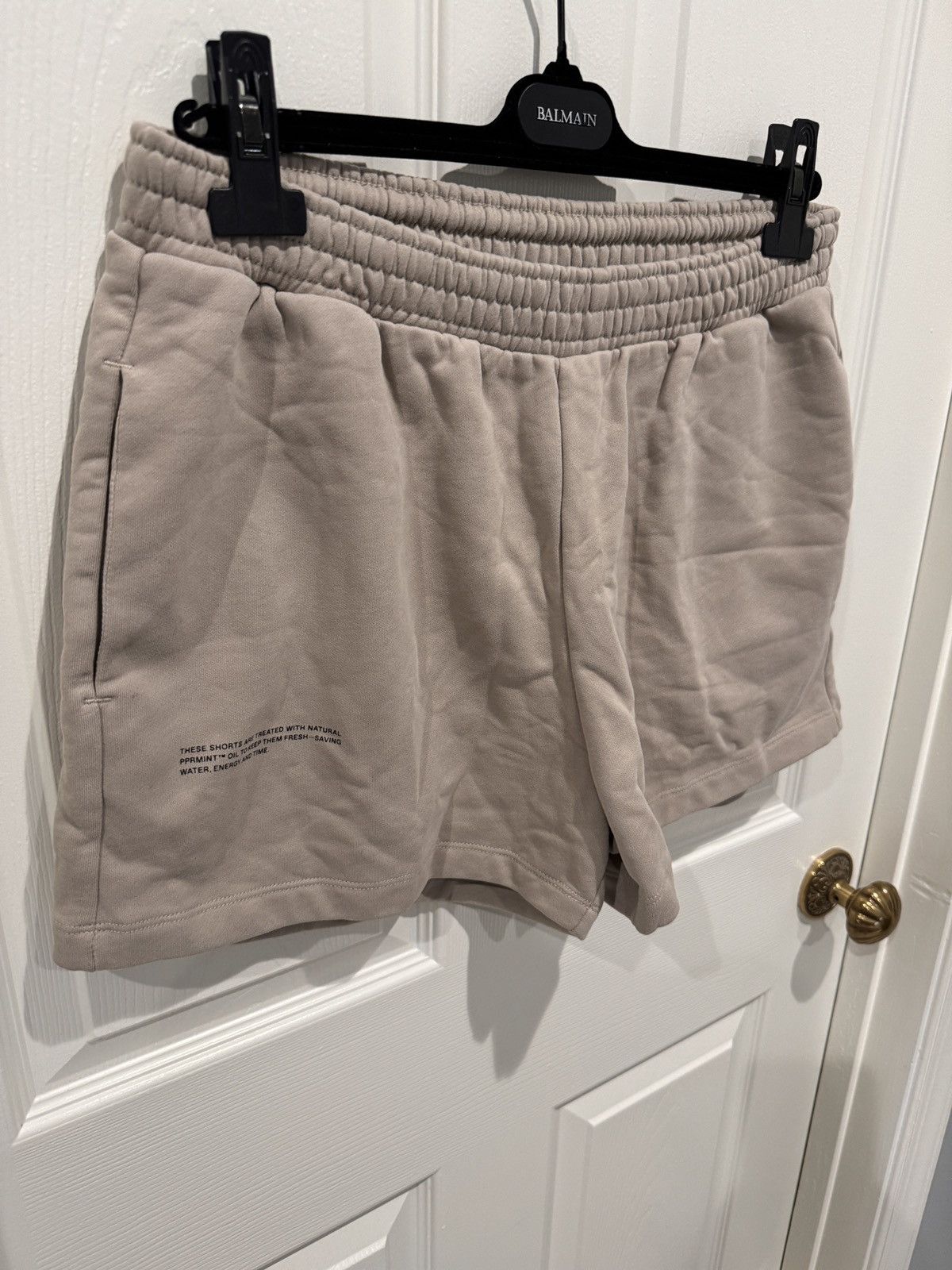 Pangaia Pangaia Cream Khaki Sweat Short size XL Size US 34 / EU 50 - 3 Thumbnail