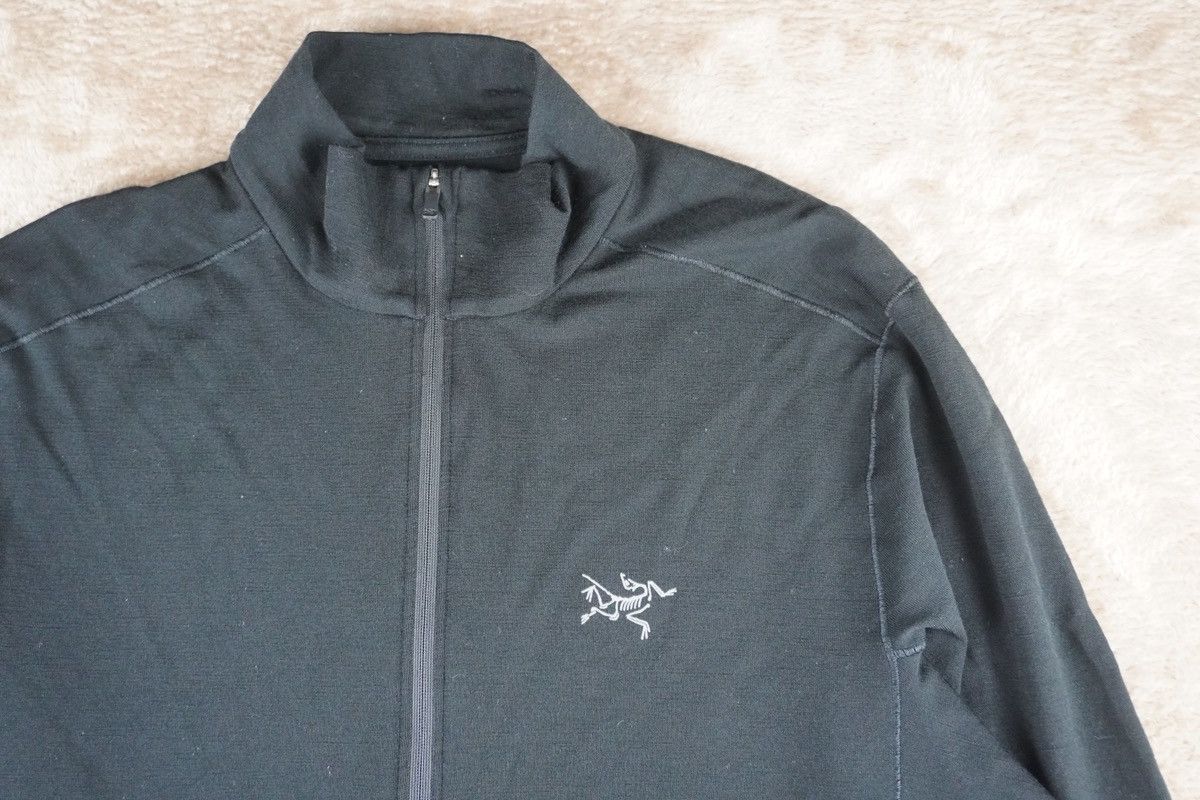 Arc'teryx Arc'teryx Rho Merino Wool Zip Neck Mens Small Black Base Size US S / EU 44-46 / 1 - 2 Thumbnail