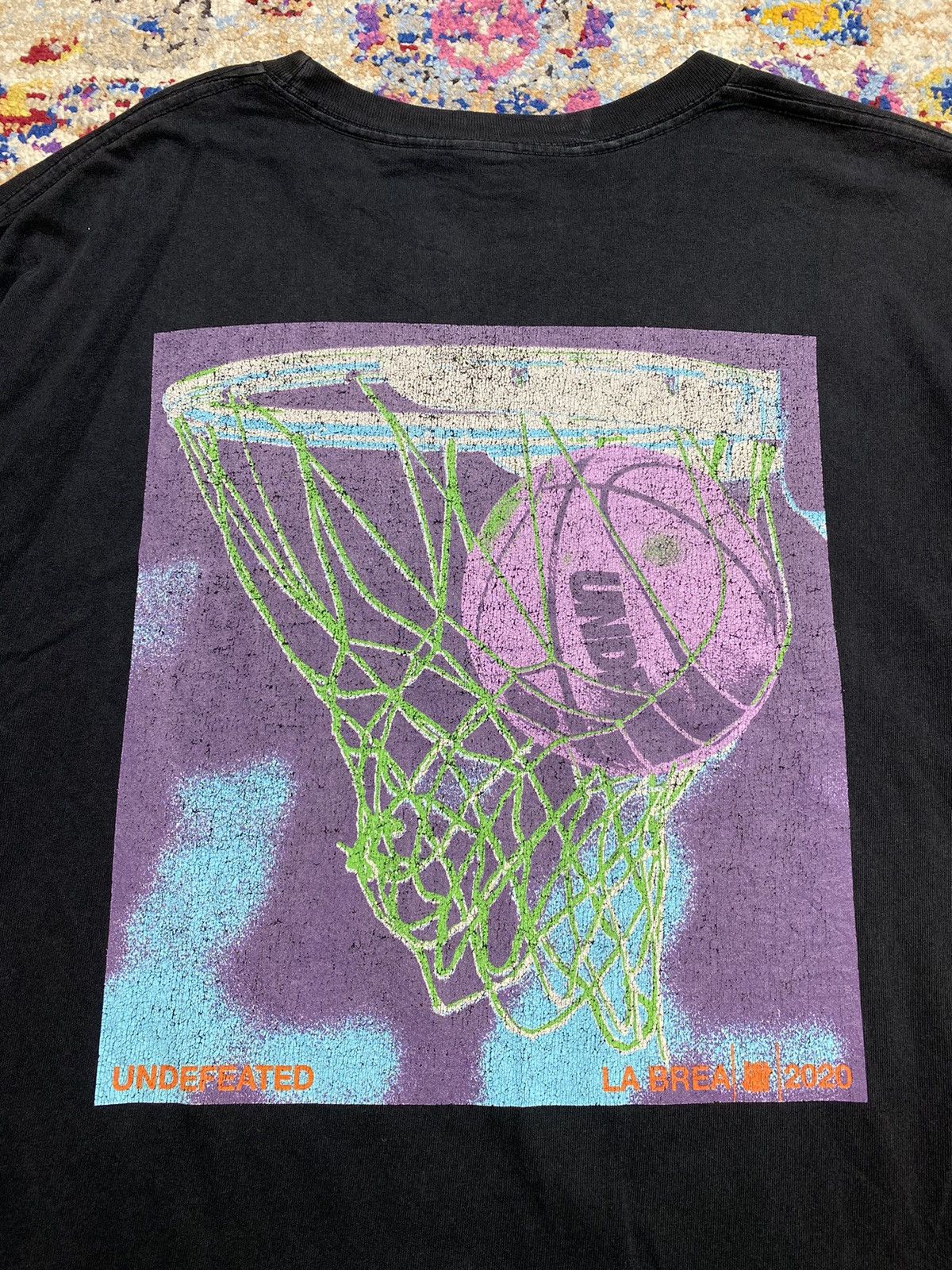 Undefeated Undefeated La Brea 2020 Basketball Distressed SS T Shirt Size US L / EU 52-54 / 3 - 2 Thumbnail