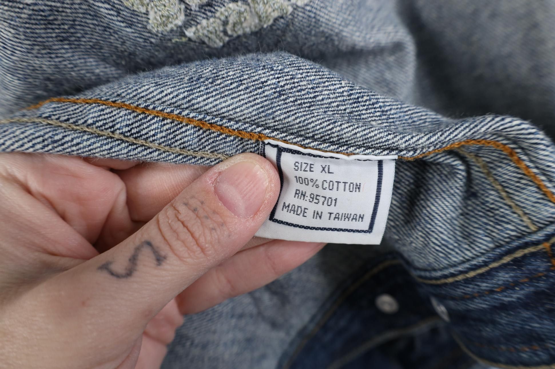 Vintage Vintage 90s Y2K Streetwear Denim Chore Trucker Jacket Size US XL / EU 56 / 4 - 13 Thumbnail
