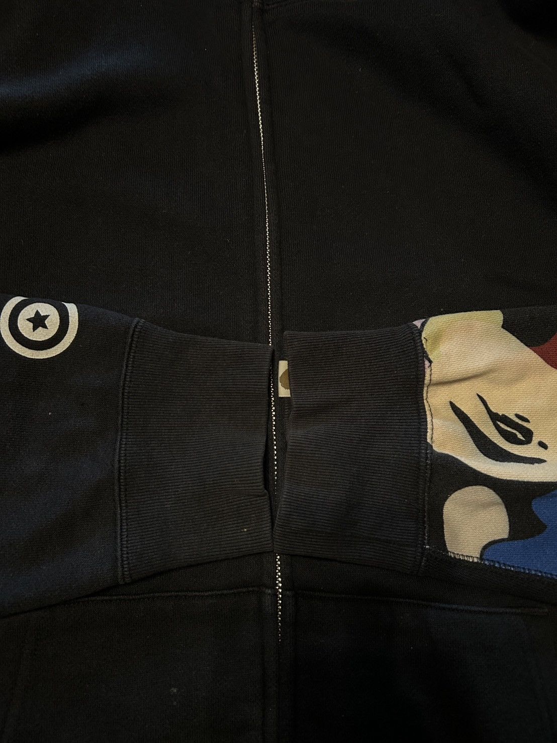 Bape Bape Black Multi Camo Half Shark Full Zip Hoodie Size US XL / EU 56 / 4 - 12 Thumbnail
