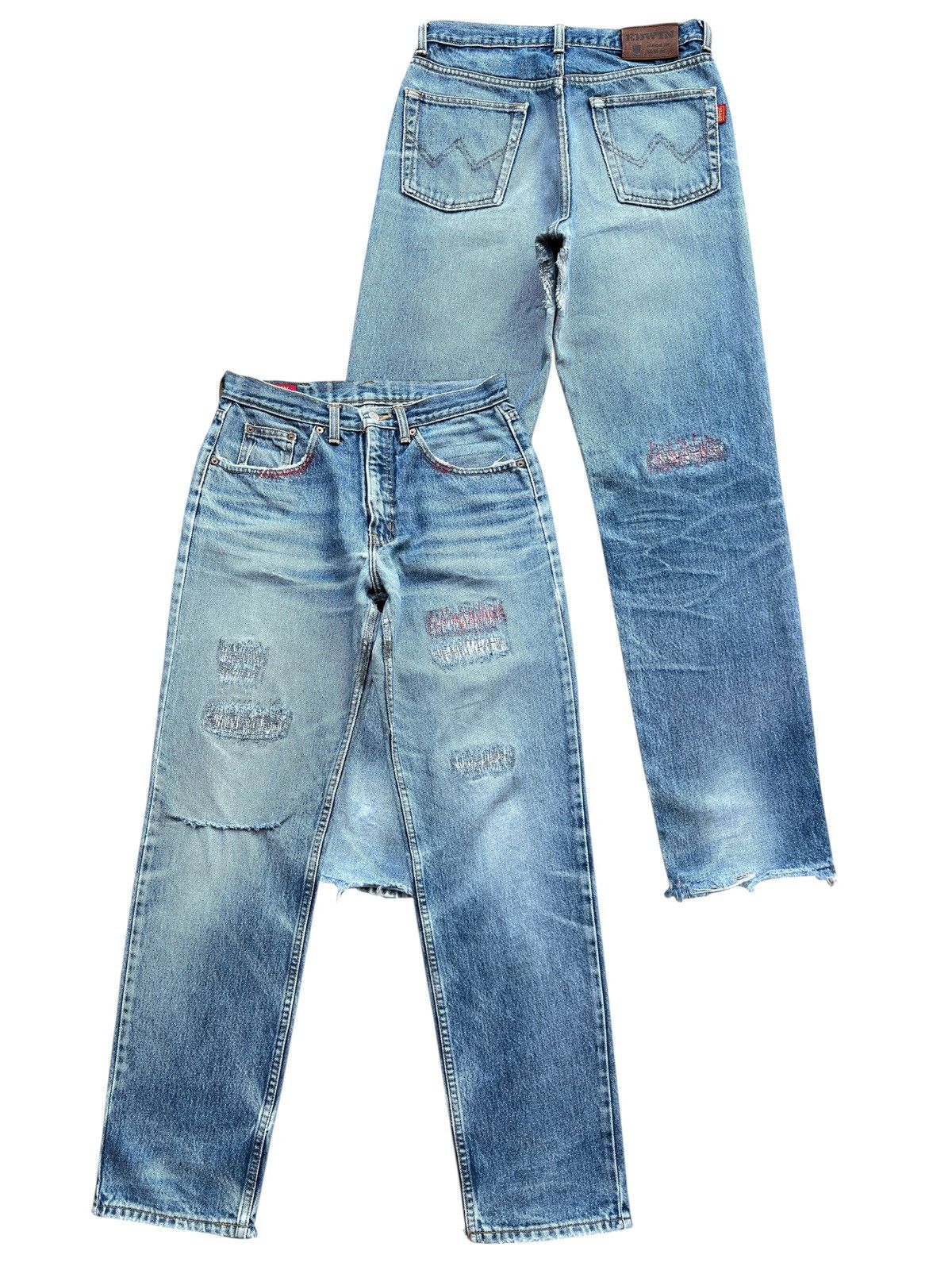Edwin Vintage Edwin USA Distressed Denim Jeans 30x32 Size US 30 / EU 46 - 1 Thumbnail