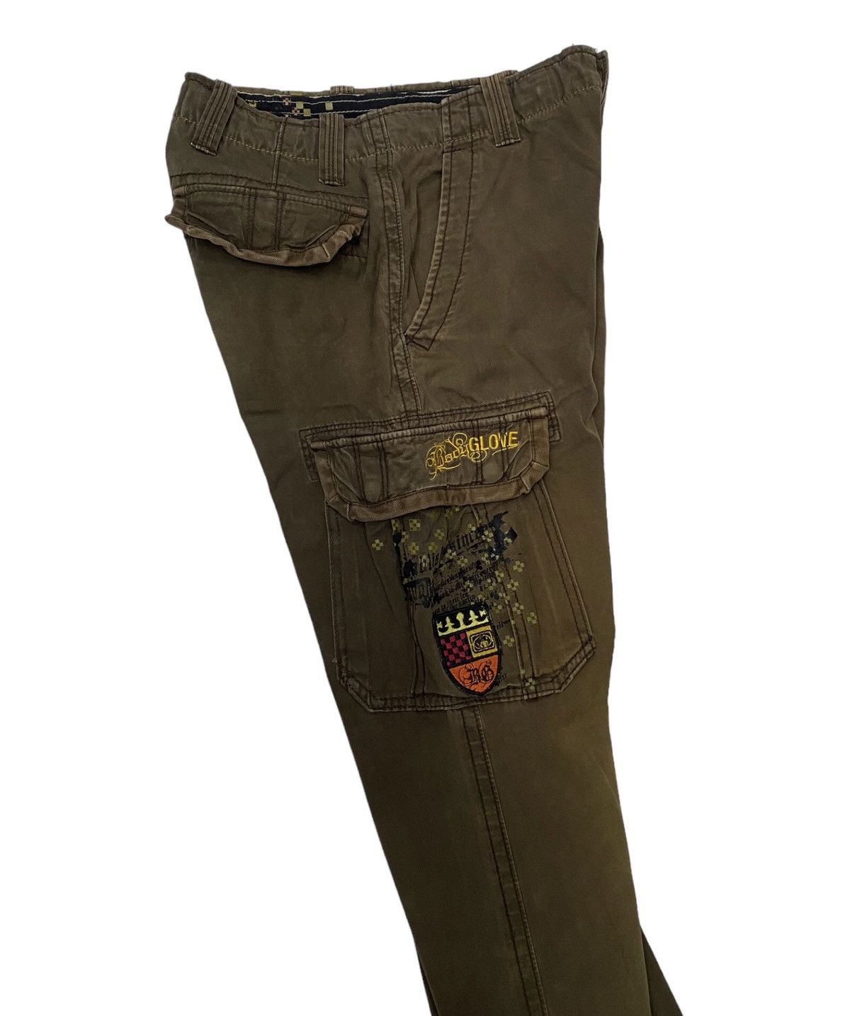 Beauty Beast RARE🔥VINTAGE BODY GLOVE BROWN CARGO PANTS MULTI POCKET Size US 30 / EU 46 - 8 Thumbnail