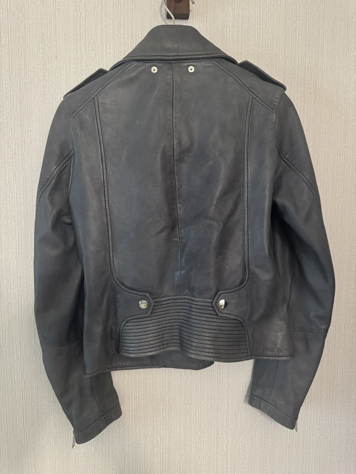 Diesel Diesel Black Lamb Leather Jacket Size XS / US 0-2 / IT 36-38 - 2 Thumbnail