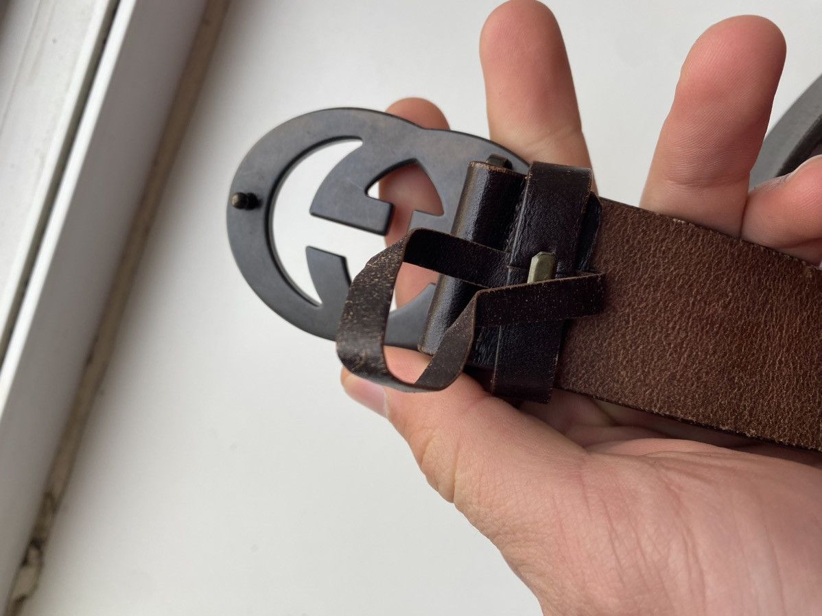 Gucci Gucci Leather GG Belt Size ONE SIZE - 6 Thumbnail