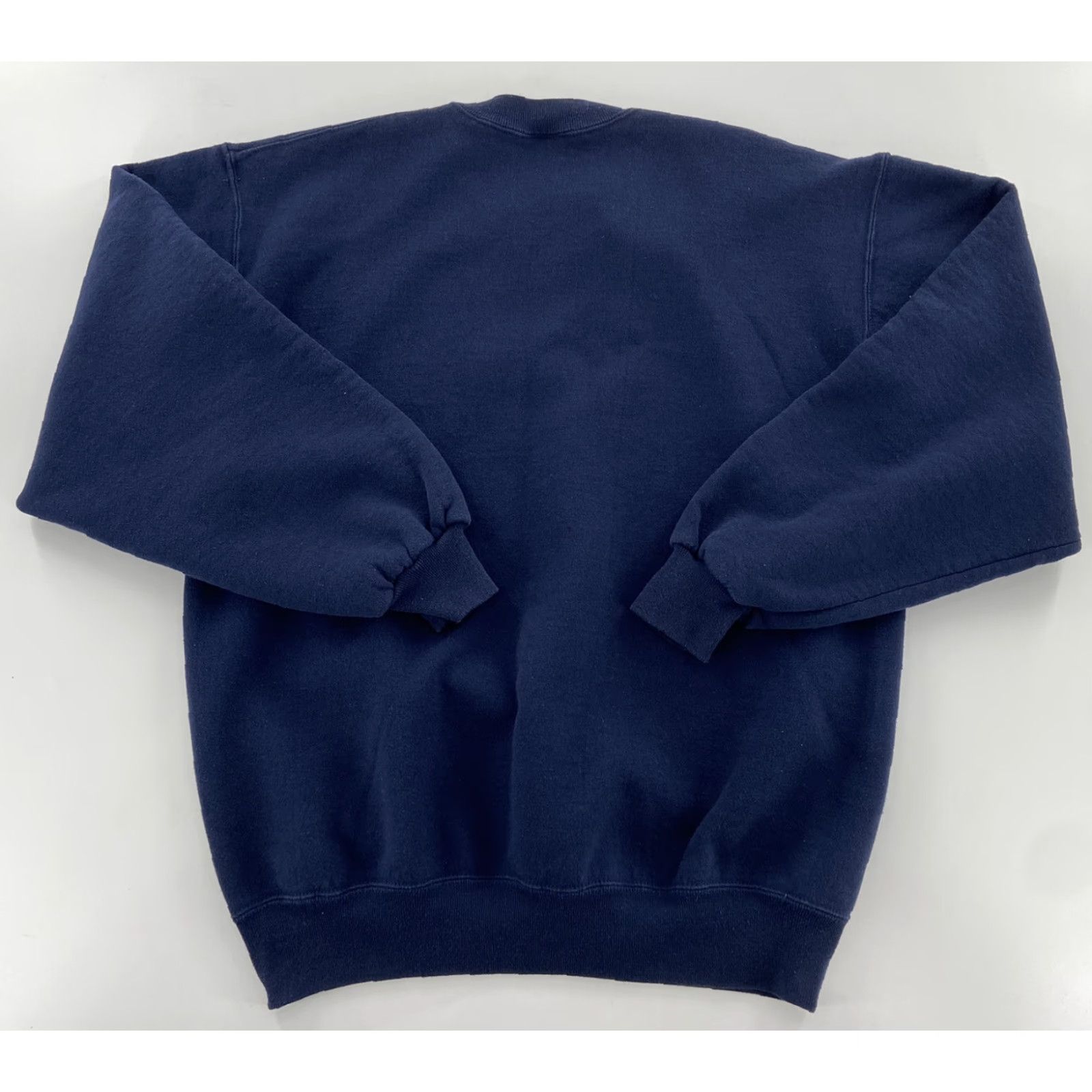 Jerzees VINTAGE Jerzees Sweatshirt Men’s Large L Blue 90s Oak Shores Campground Decatur MI Crew Neck Pullover Graphic Print Canvas Cotton Blend Fleece Size US L / EU 52-54 / 3 - 2 Thumbnail