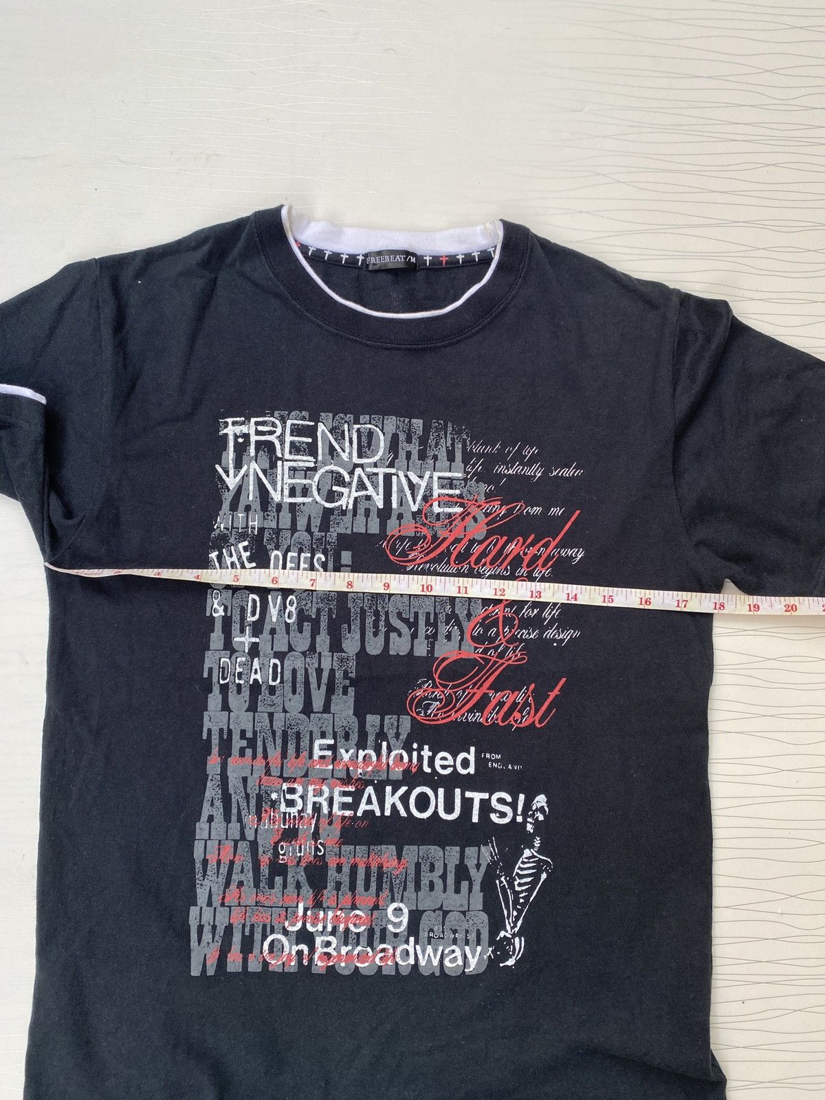 If Six Was Nine Japanese Freebeat Skull Poem Tee shirt Size US M / EU 48-50 / 2 - 7 Thumbnail