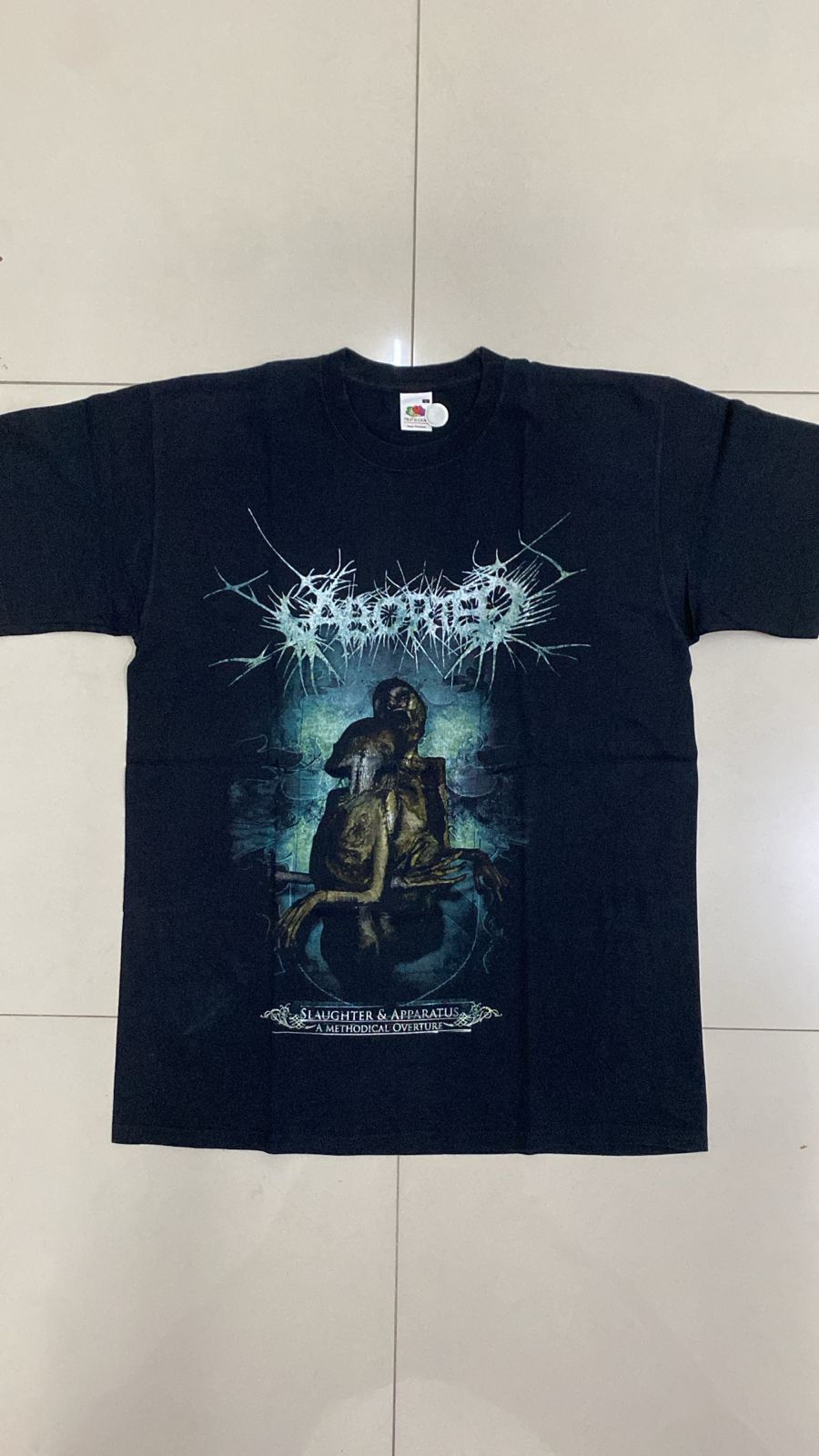 Band Tees Vintage Aborted Slaughter & Apparatus a Methodical Overture Size US L / EU 52-54 / 3 - 1 Thumbnail