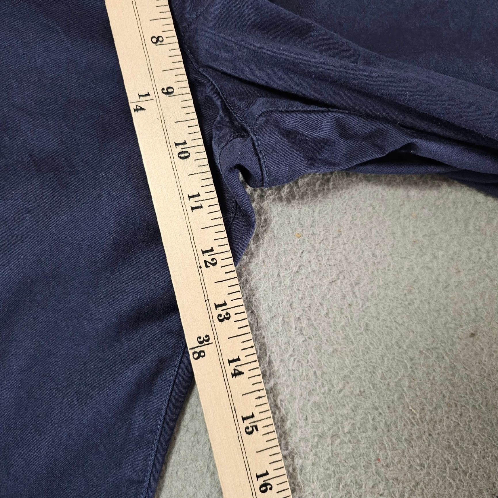 UNTUCKit Untuckit Pants Mens 34x32 Navy Chino Relaxed Fit Twill Cotton Stretch Casual Shirt? Size US 34 / EU 50 - 4 Thumbnail