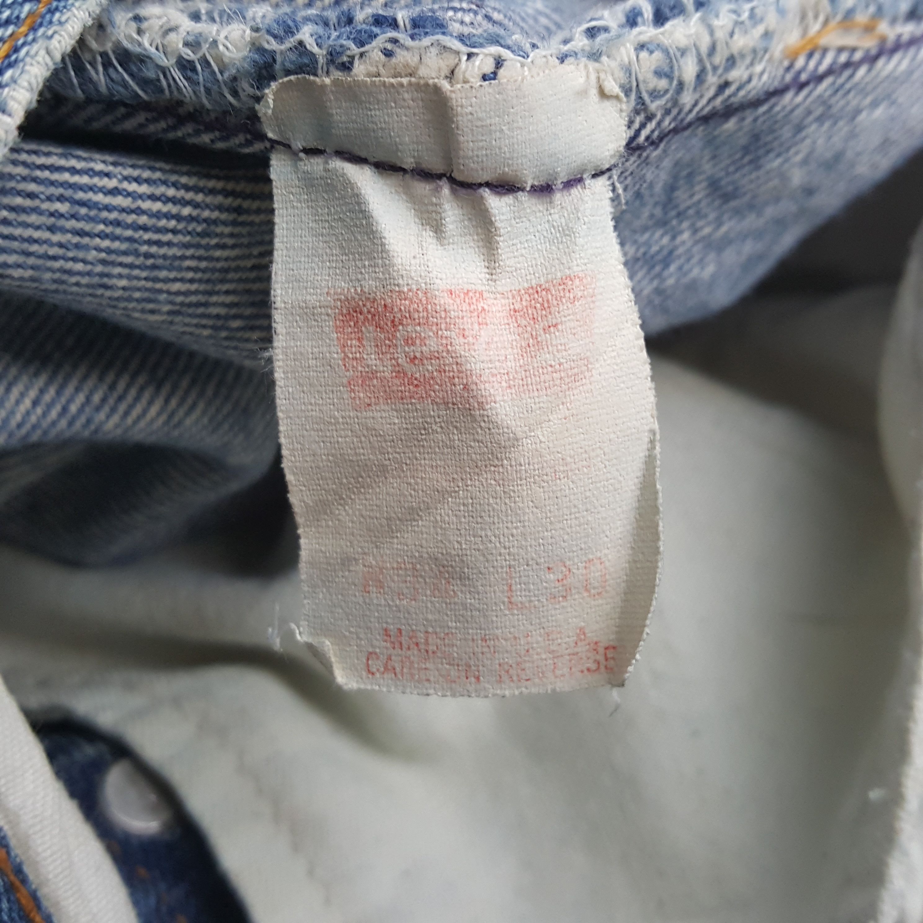 Levi's Levis Streetwear Style Distressed Jeans RR9 Size US 33 - 13 Thumbnail