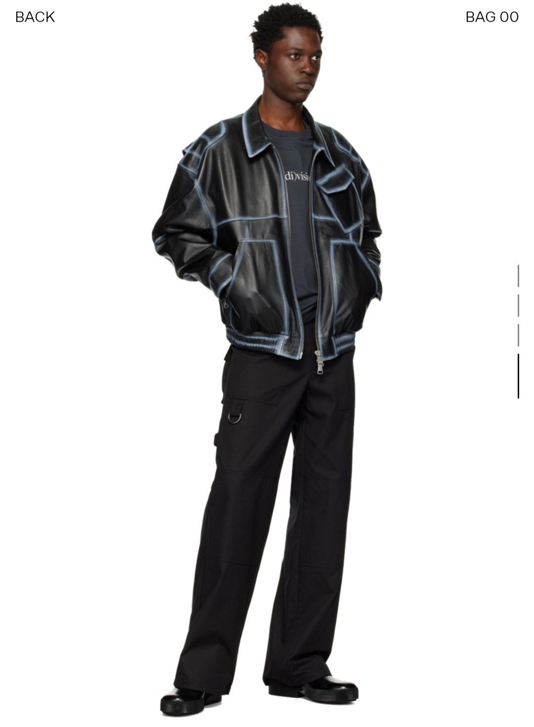 (di)vision (di)vision Black Knee Patch Trousers Size US 32 / EU 48 - 14 Thumbnail