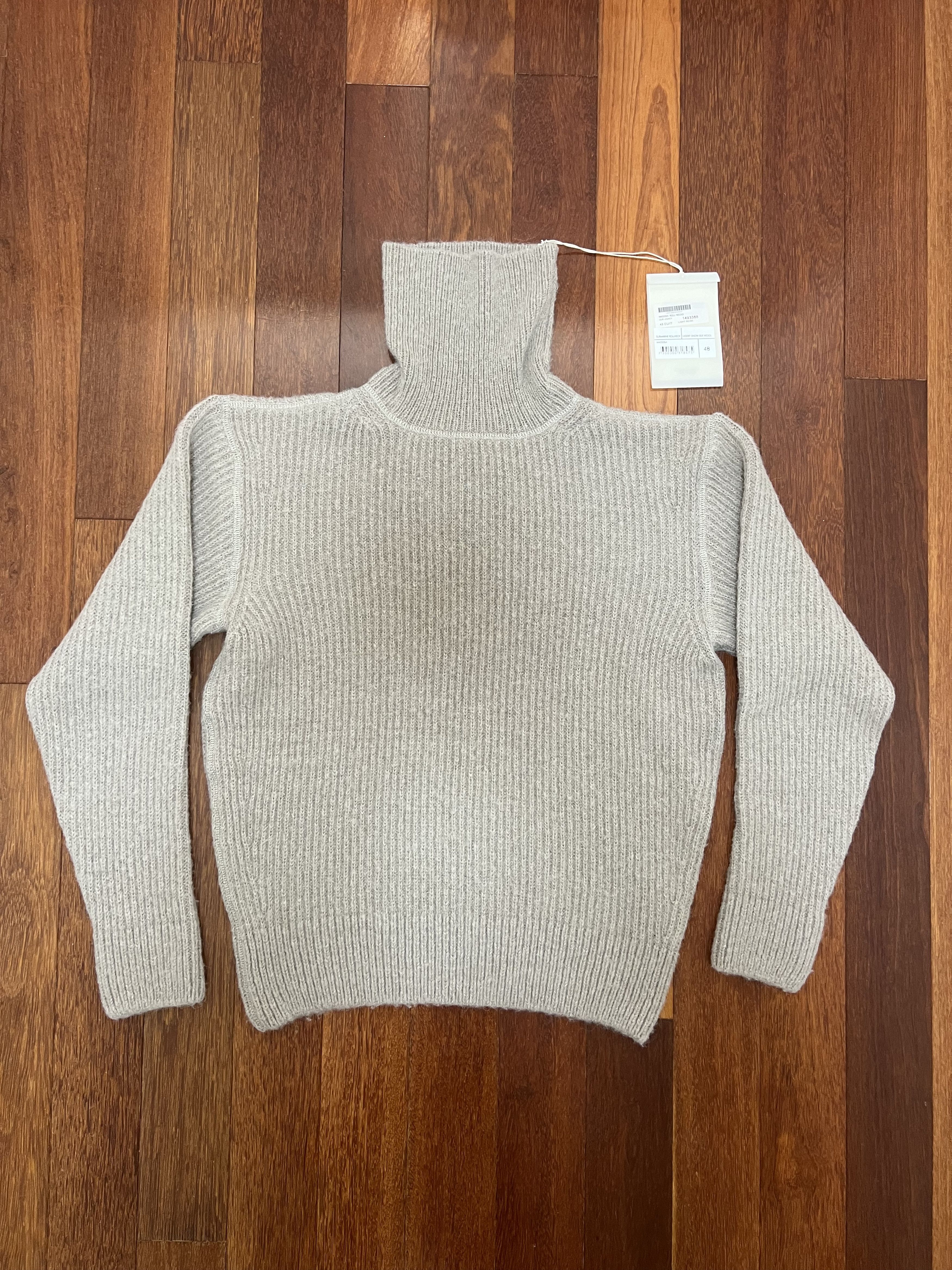 Our Legacy 💚 2022 Our Legacy Submarine Rollneck Desert Snow Silk Wool Size US M / EU 48-50 / 2 - 5 Thumbnail