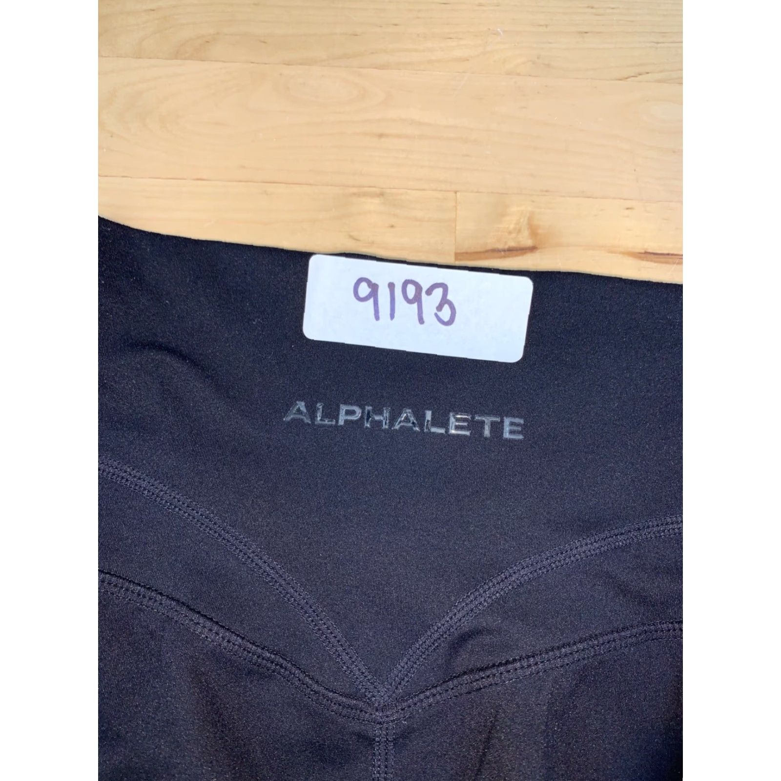 Vintage VINTAGE Alphalite Alphalux Leggings Womens XS Black Activewear Gym Training Size 26" / US 2 / IT 38 - 3 Thumbnail